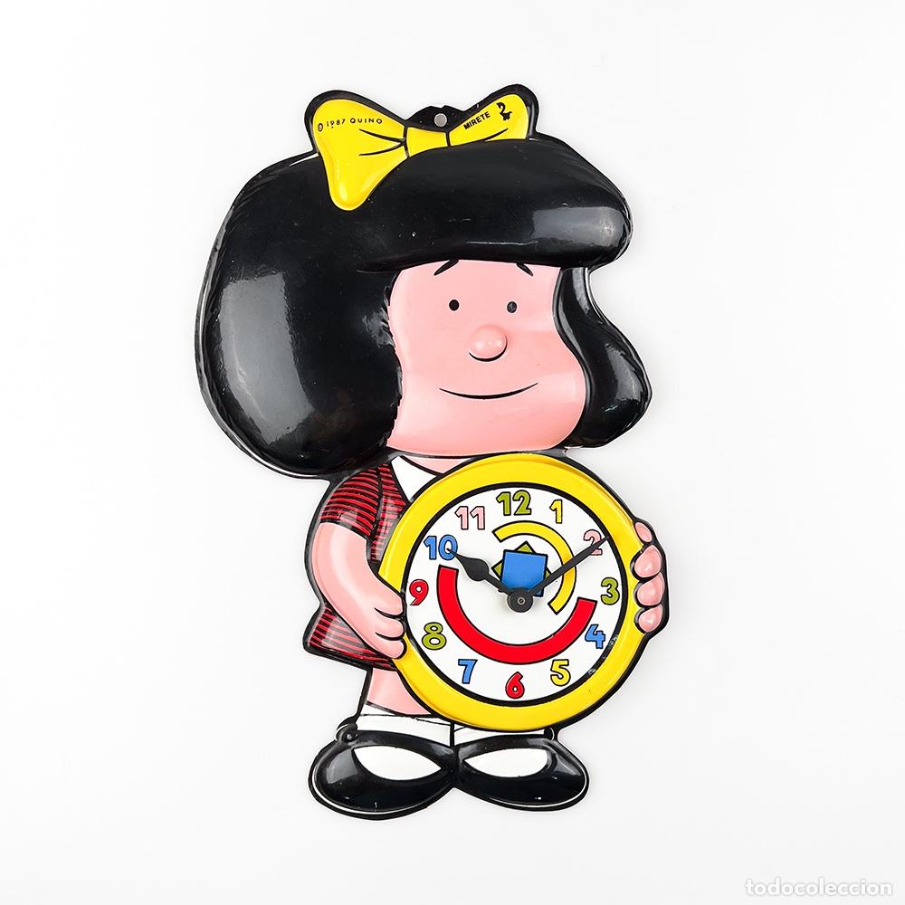 Vintage: Reloj de pared Mafalda, Mirete. 1987 - Foto 1