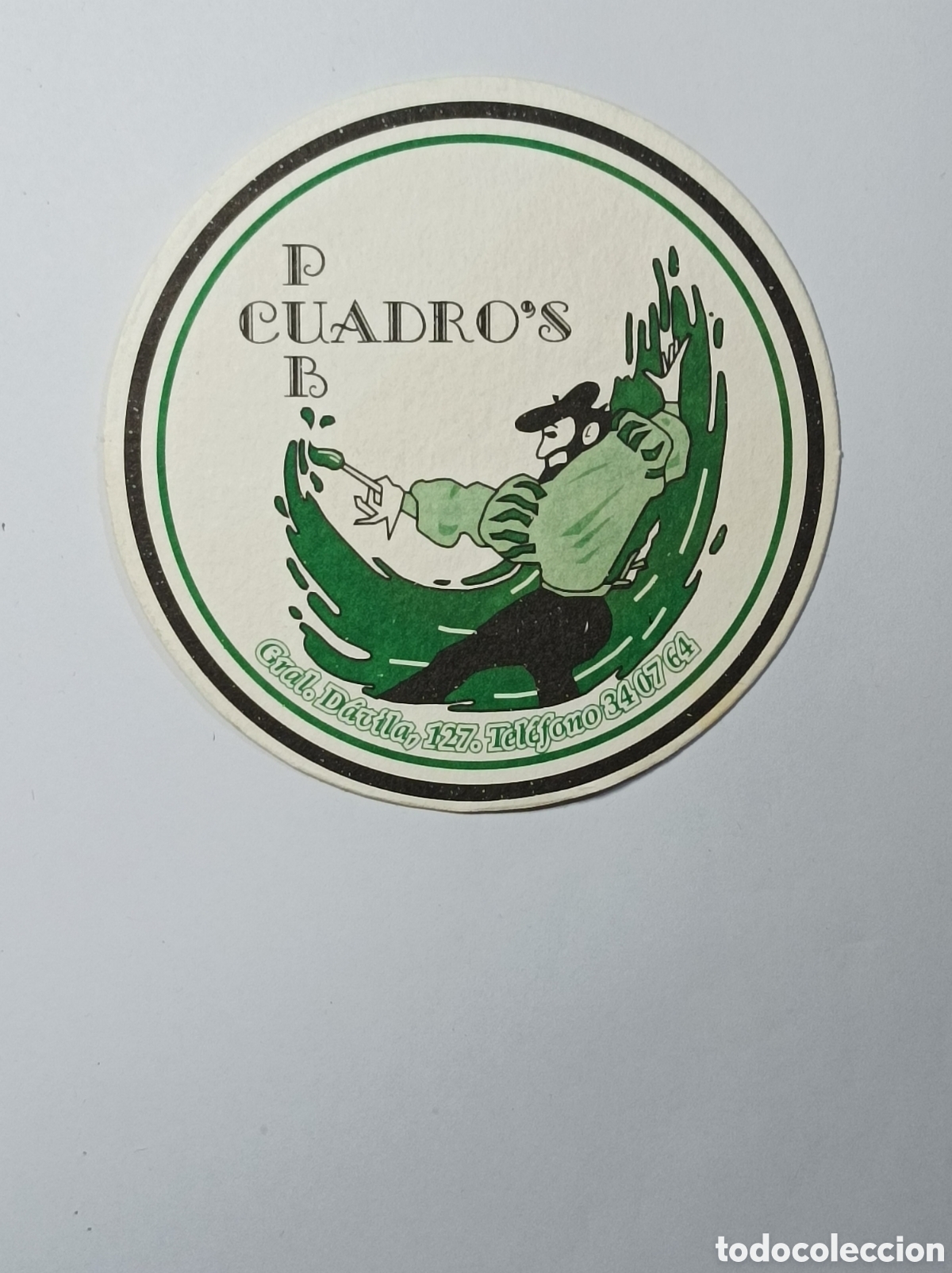Vintage: PUB CUADROS. ILOCALIZABLE. POSAVASOS. - Foto 1