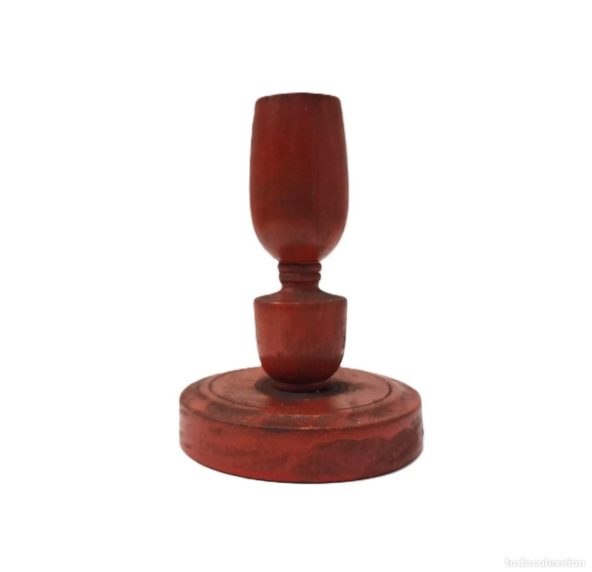 Vintage: Candelabro vintage de madera Aarikka - Foto 2