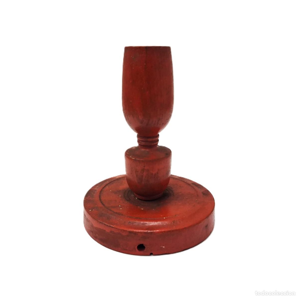 Vintage: Candelabro vintage de madera Aarikka - Foto 4