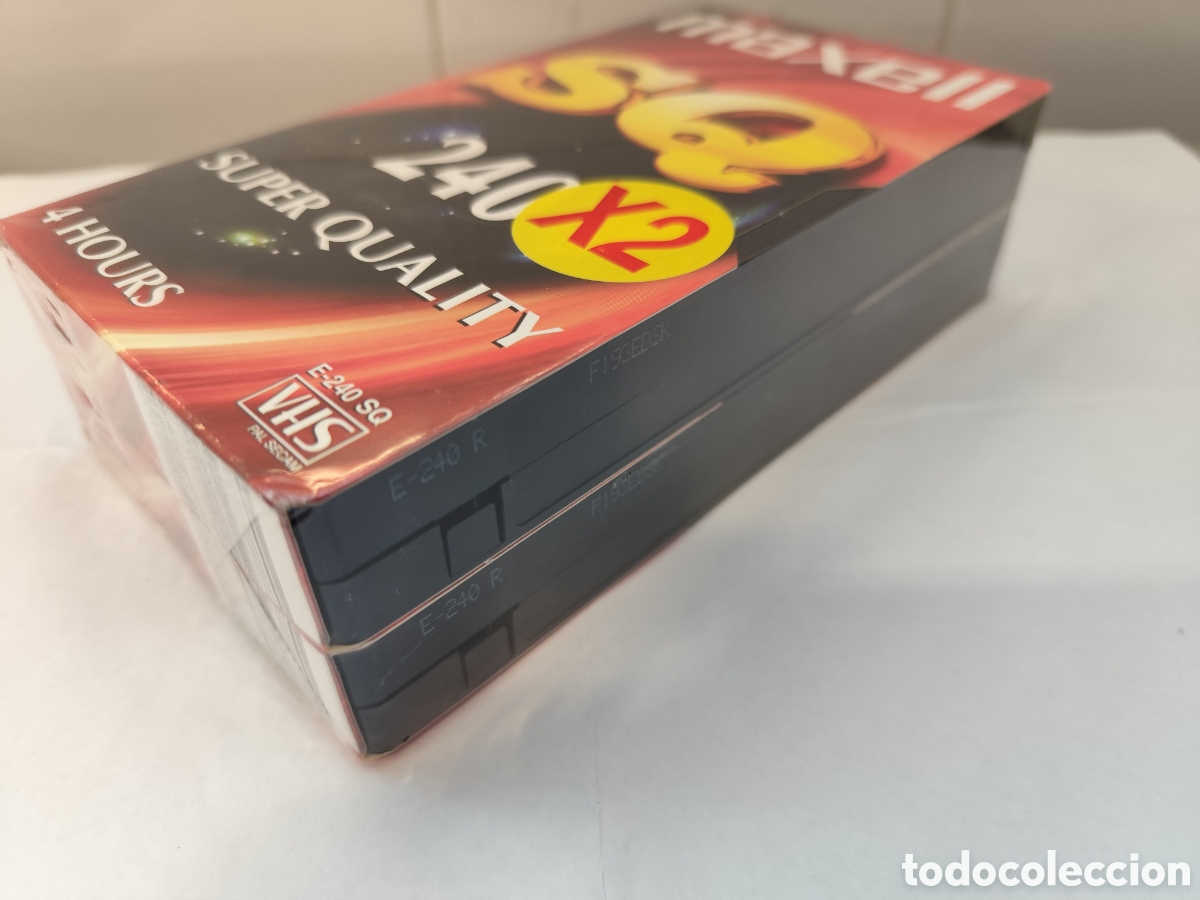 Vintage: Pack 2 cintas VHS, Maxell SQ. Precintado - Foto 4
