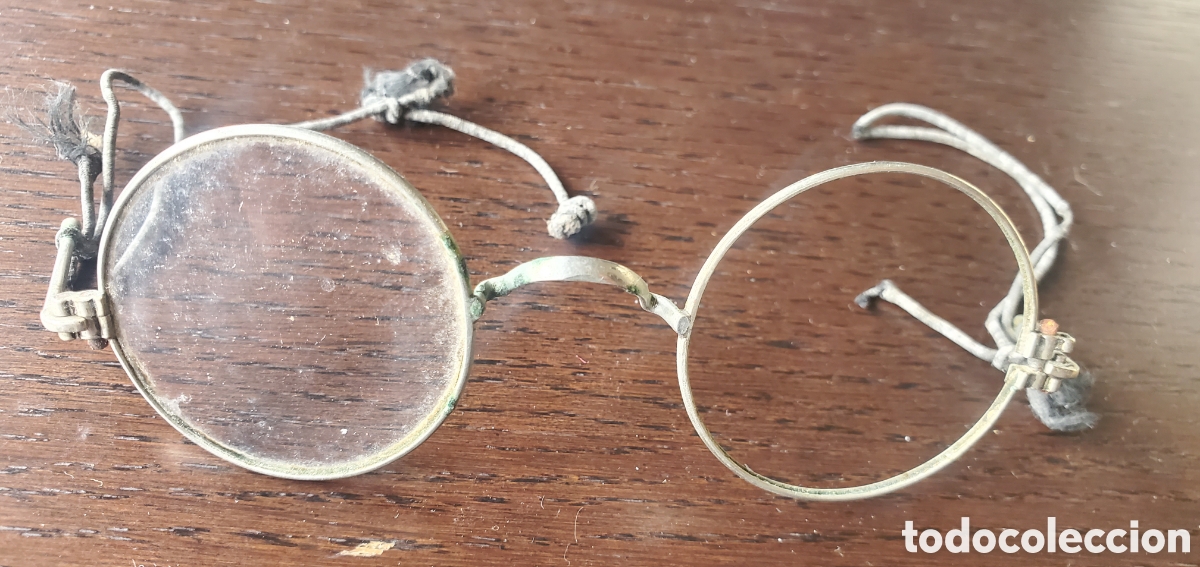Vintage: Gafas antiguas tipo quevedo - Foto 2