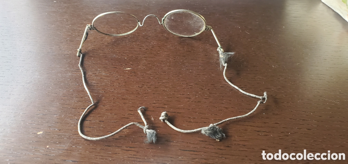 Vintage: Gafas antiguas tipo quevedo - Foto 3