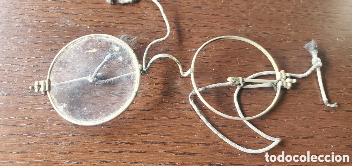 Vintage: Gafas antiguas tipo quevedo - Foto 4