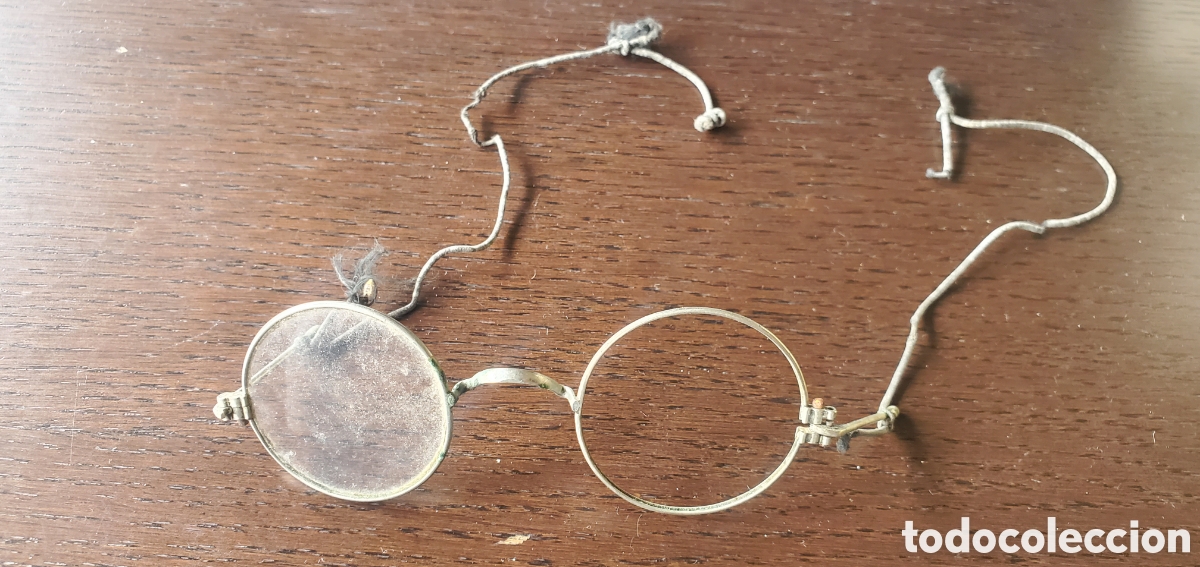 Vintage: Gafas antiguas tipo quevedo - Foto 1