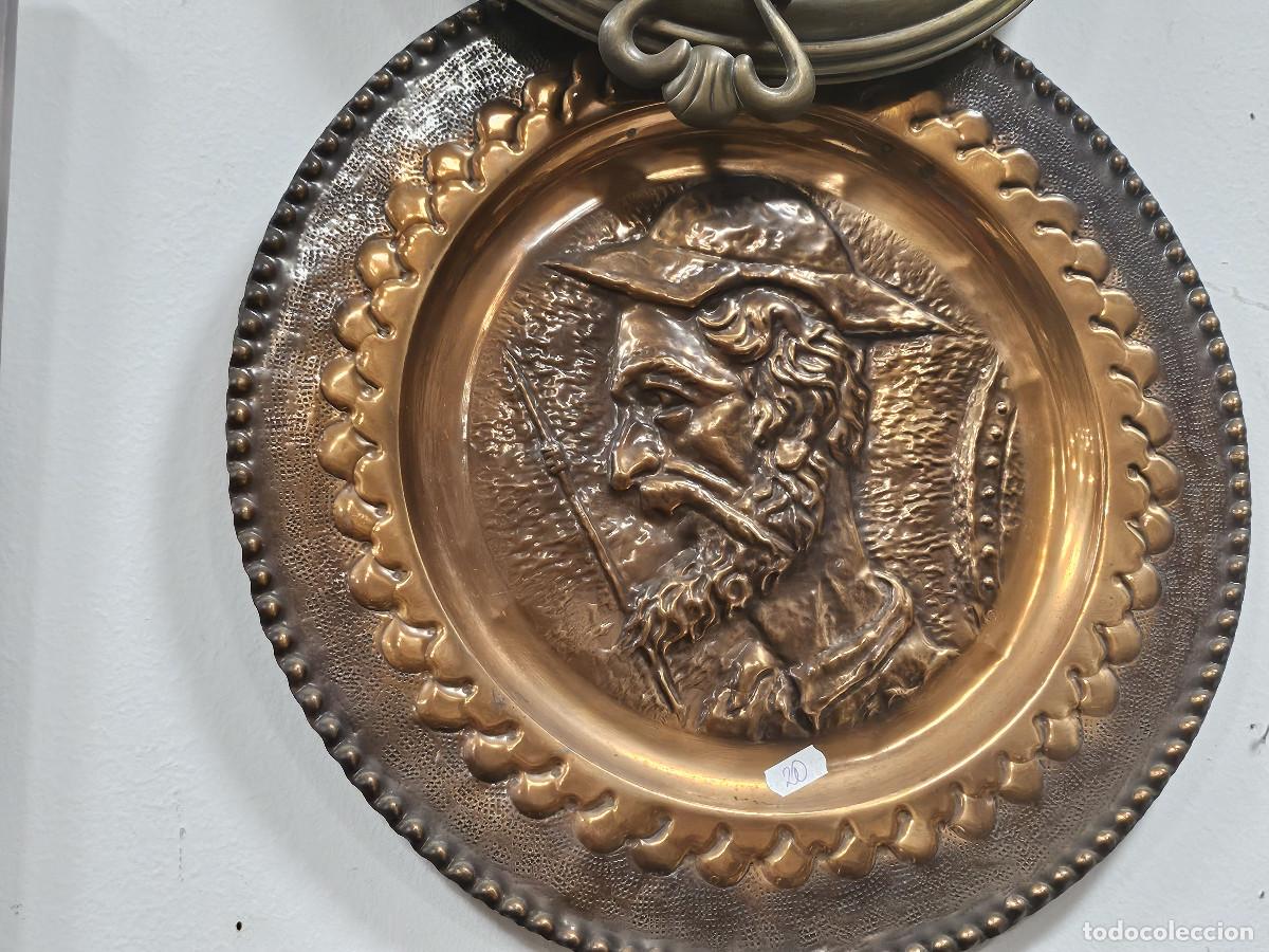Vintage: plato grande de cobre - Foto 1