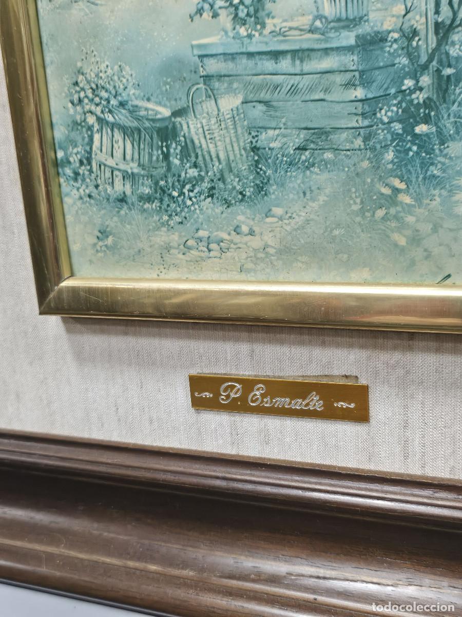 Vintage: cuadro con dibujo en chapa - Foto 3
