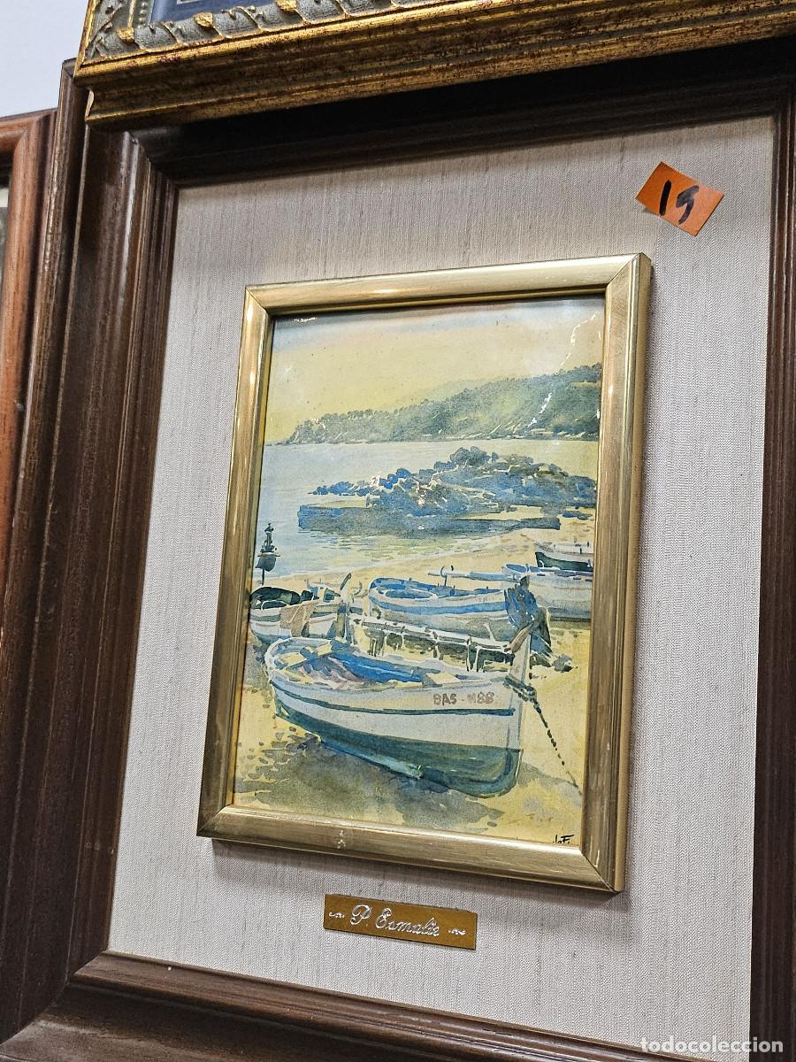 Vintage: cuadro con dibujo en chapa - Foto 2