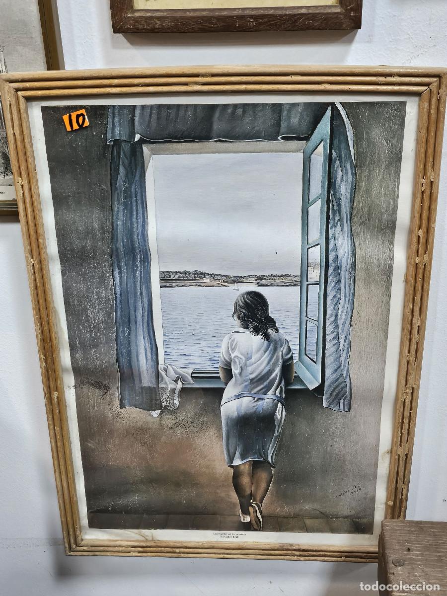 Vintage: cuadro con lamina de dali - Foto 1