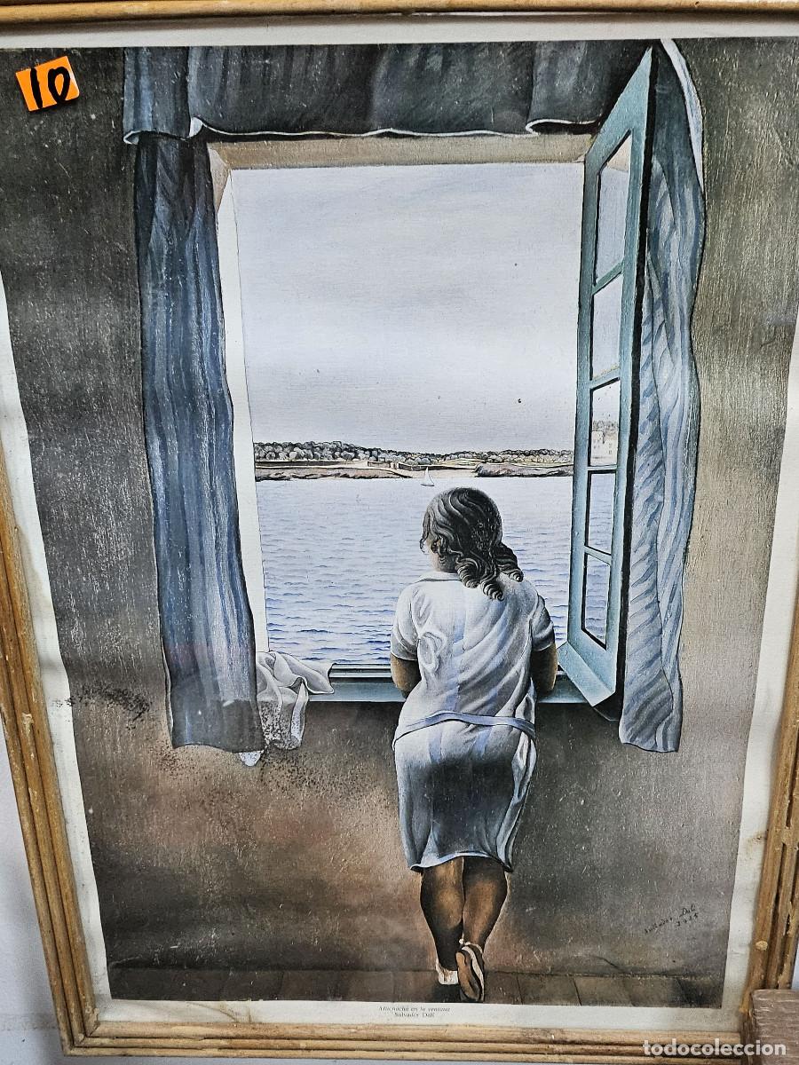 Vintage: cuadro con lamina de dali - Foto 2