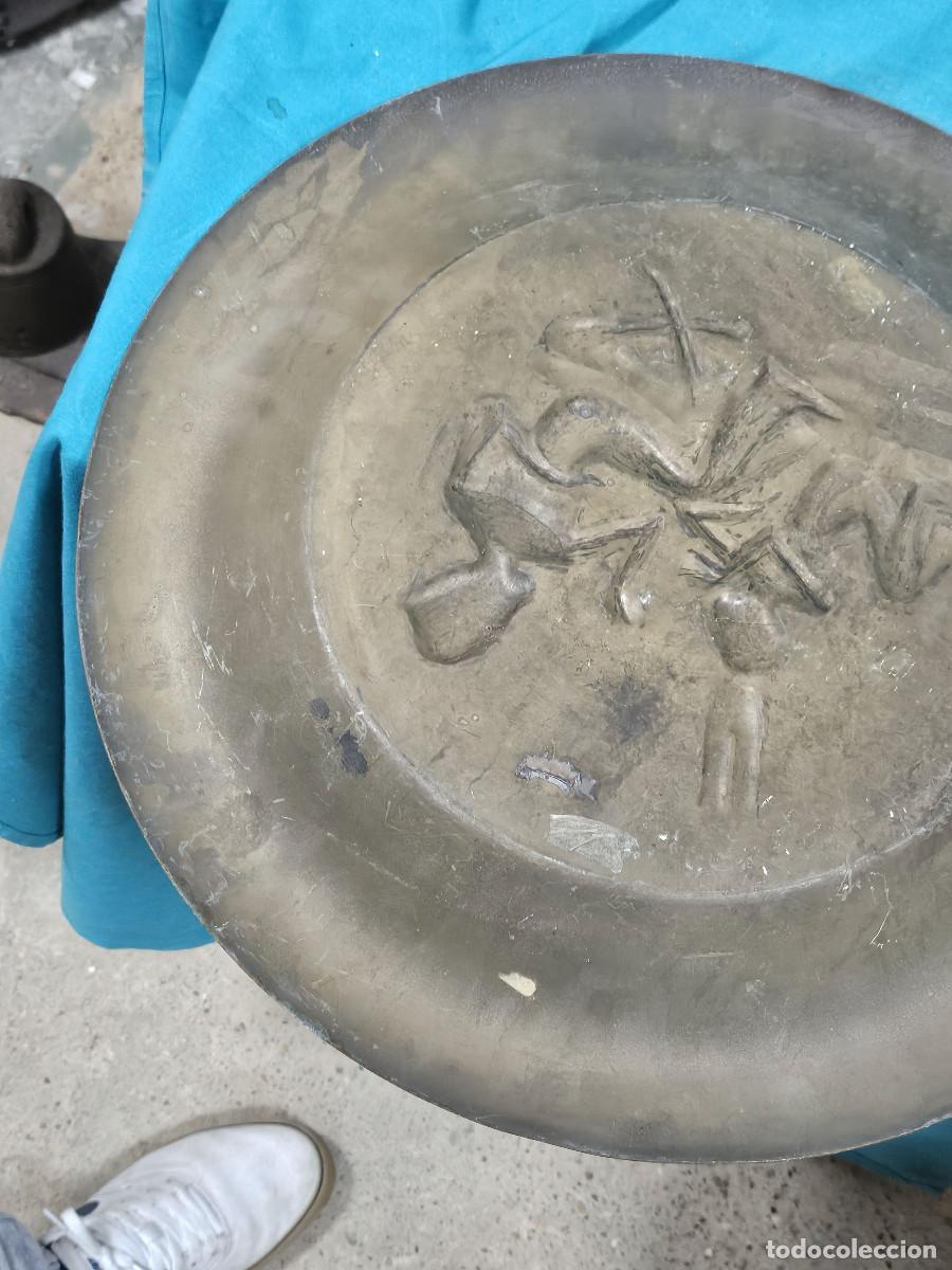Vintage: plato de metal egipcio - Foto 6