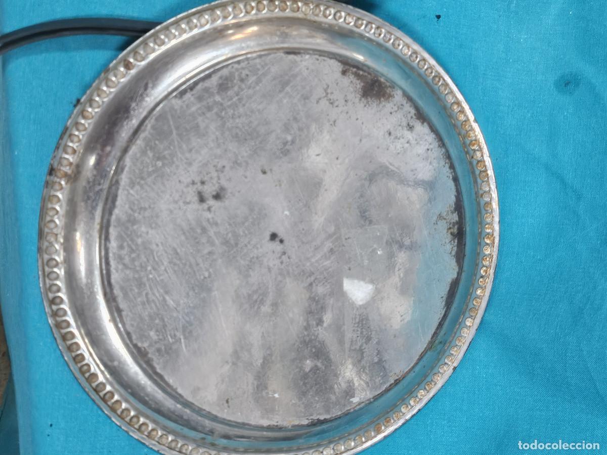 Vintage: plato antiguo de chapa - Foto 6
