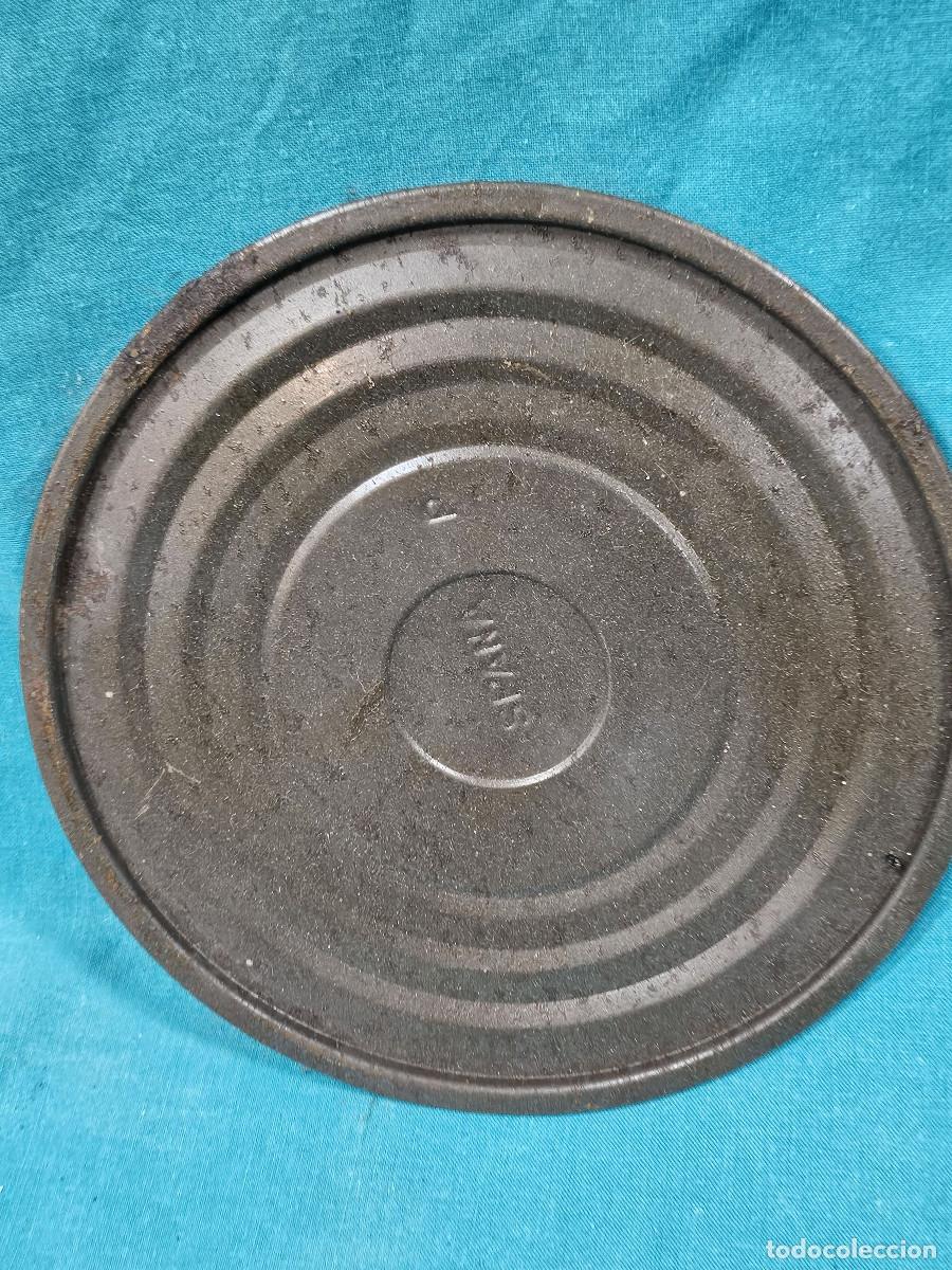 Vintage: tapadera de lata antigua - Foto 1