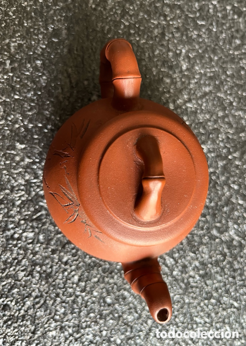 Vintage: Peque&ntilde;a tetera Oriental de arcilla - Foto 6