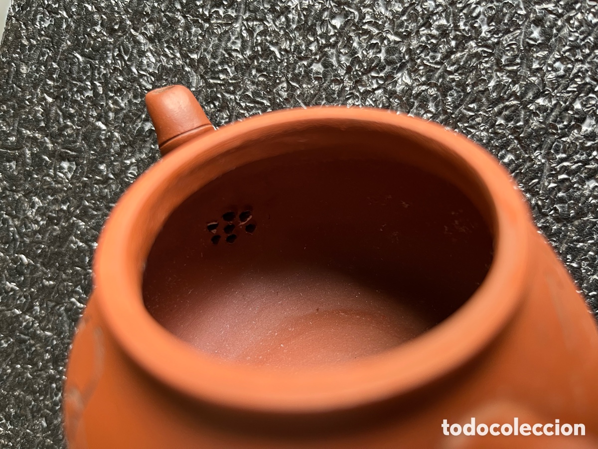 Vintage: Peque&ntilde;a tetera Oriental de arcilla - Foto 7