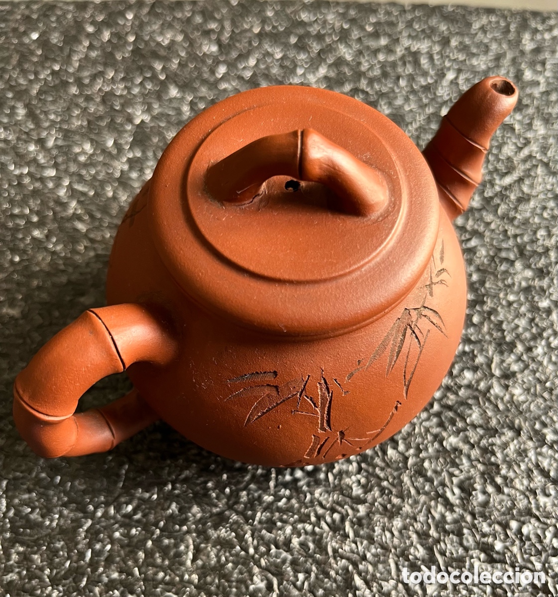 Vintage: Peque&ntilde;a tetera Oriental de arcilla - Foto 10