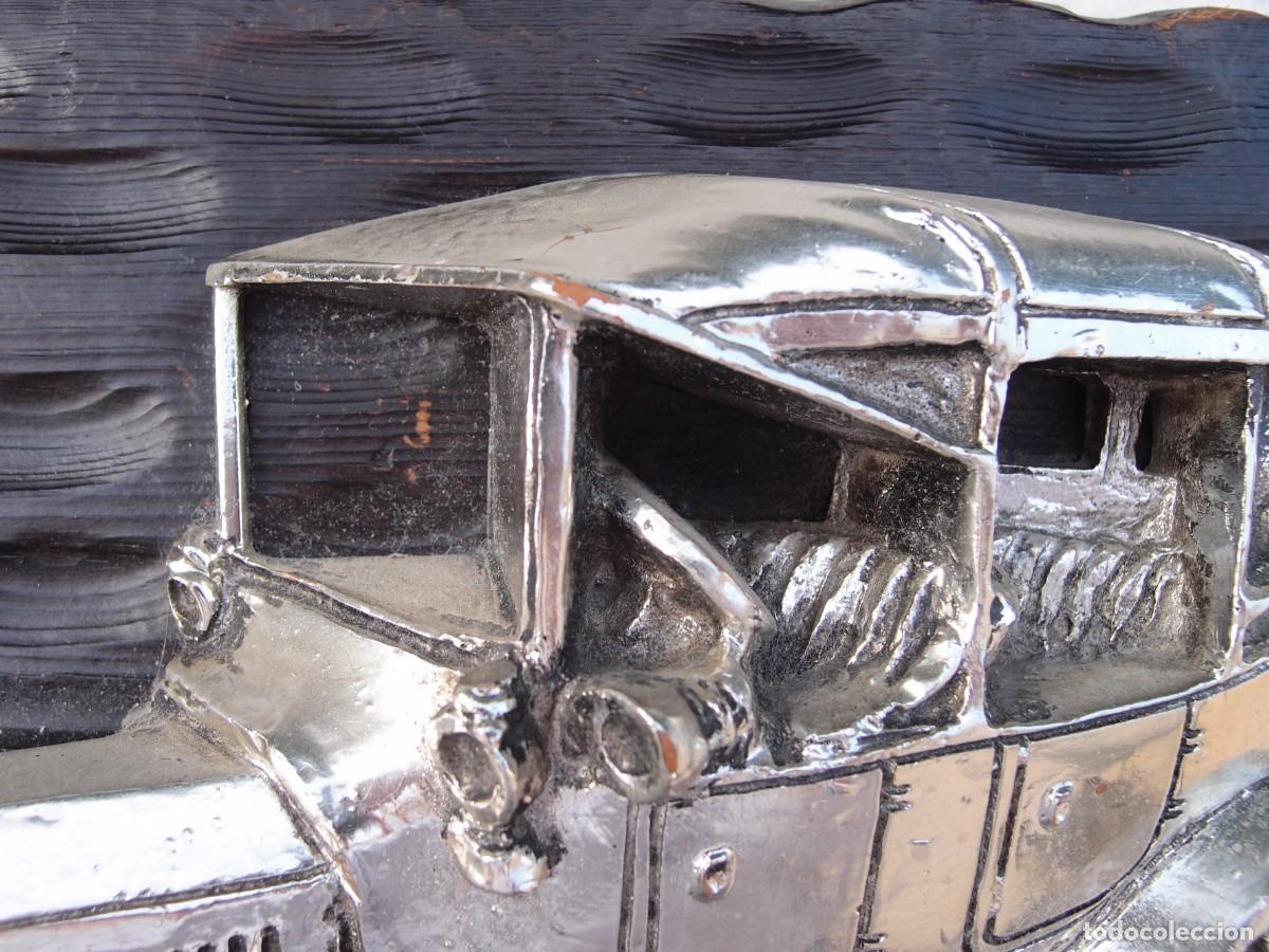 Vintage: Cuadro coche cl&aacute;sico en relieve - Foto 6