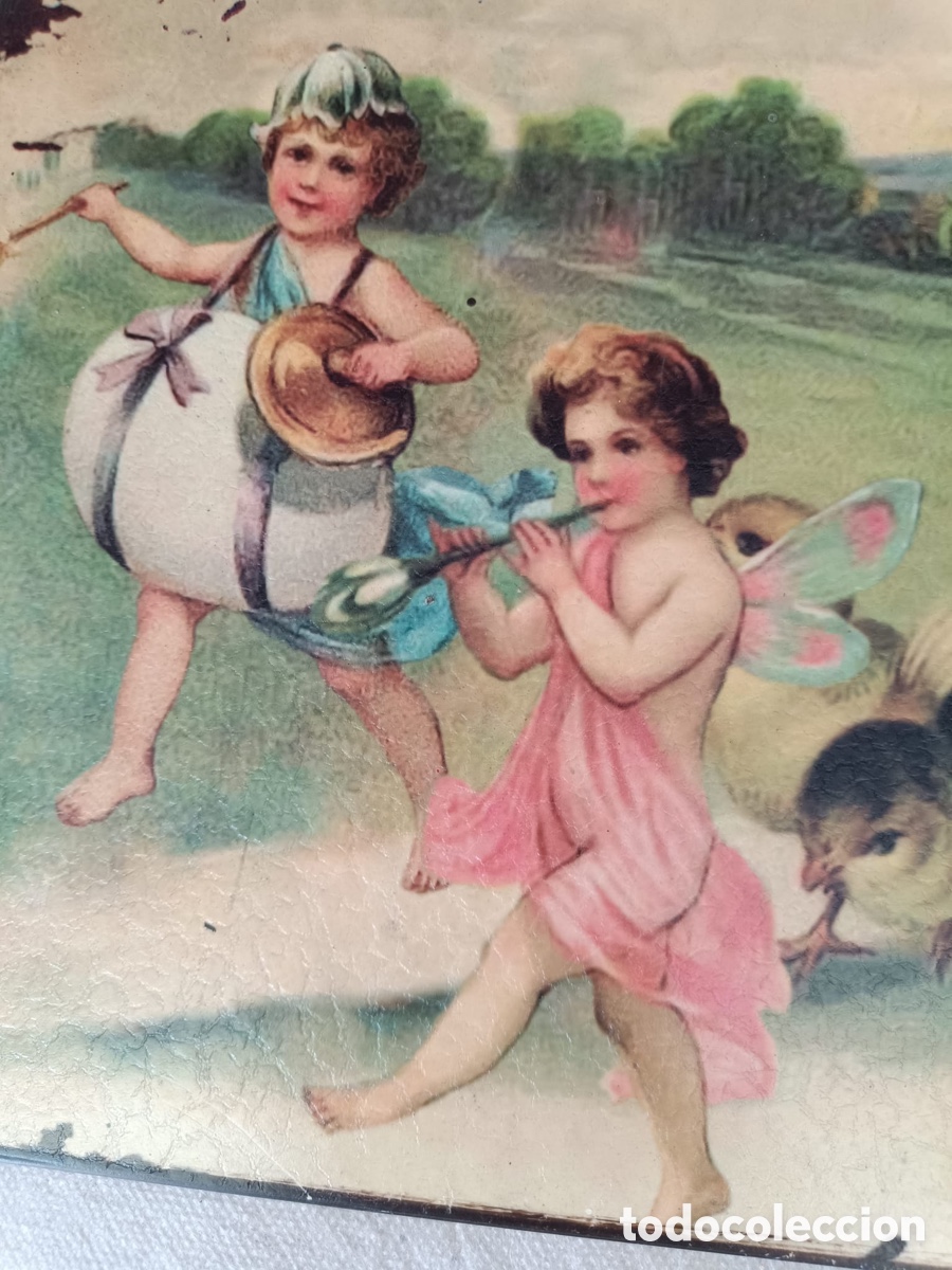 Vintage: 2 l&aacute;minas, cuadros de metal - Foto 7