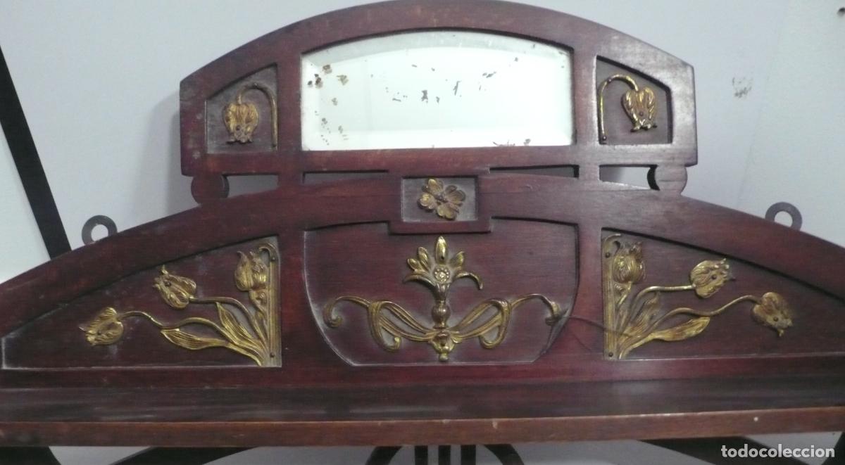 Vintage: REPISA DE MADERA CON DECORACION - Foto 2