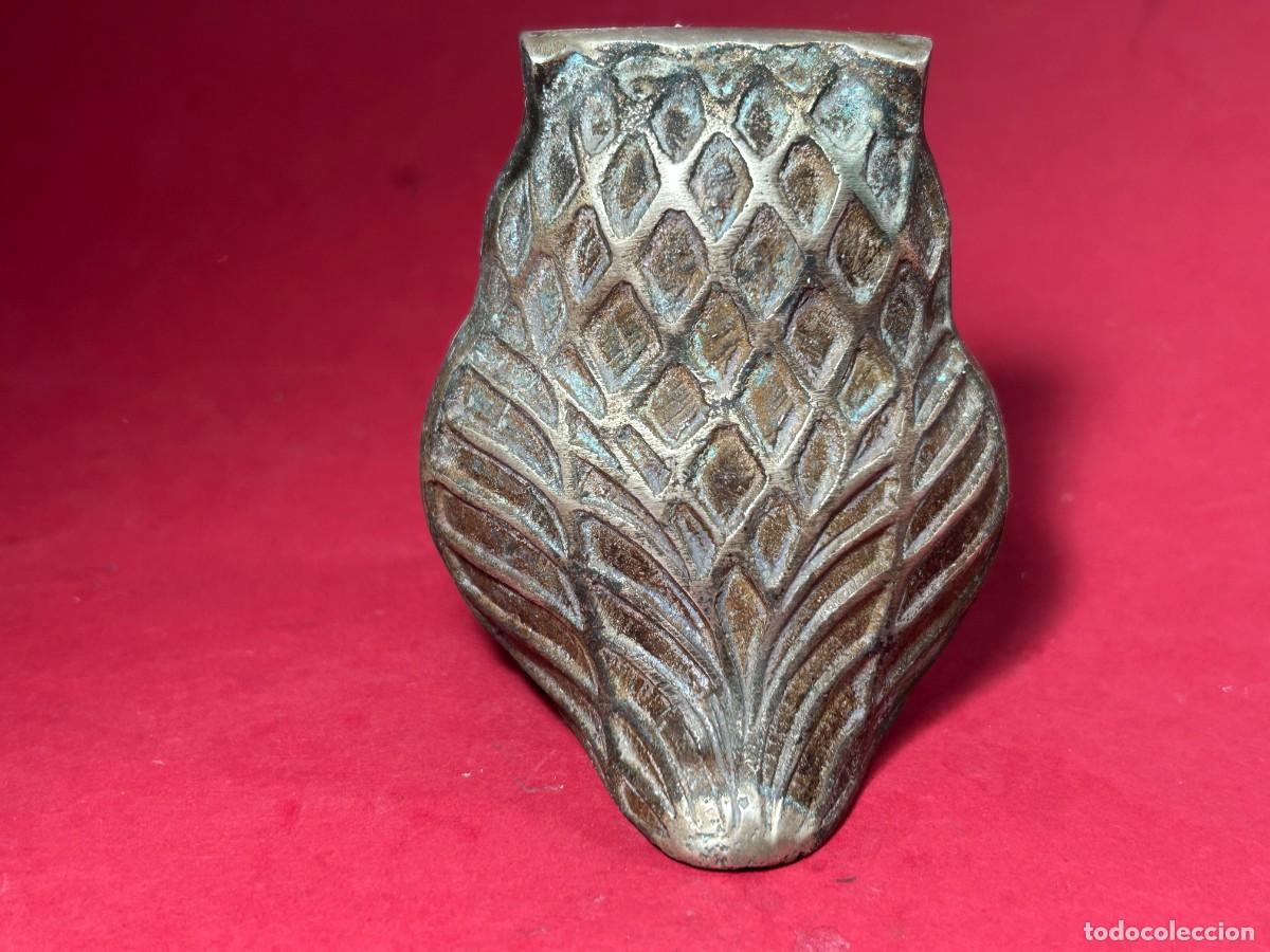 Vintage: FIGURA DE BUHO EN BRONCE 8 CM. - Foto 2