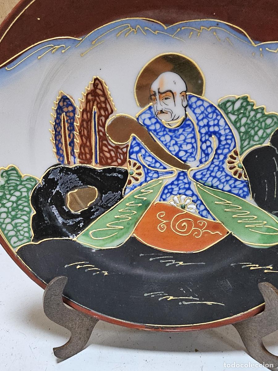 Vintage: plato de porcelana oriental - Foto 2