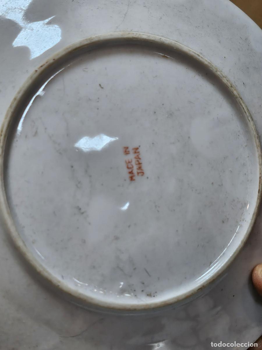 Vintage: plato de porcelana oriental - Foto 3