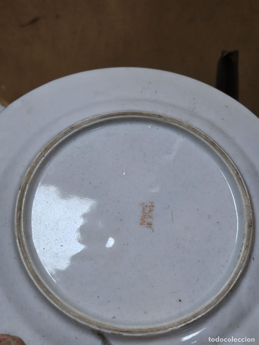 Vintage: plato de ceramica oriental - Foto 4