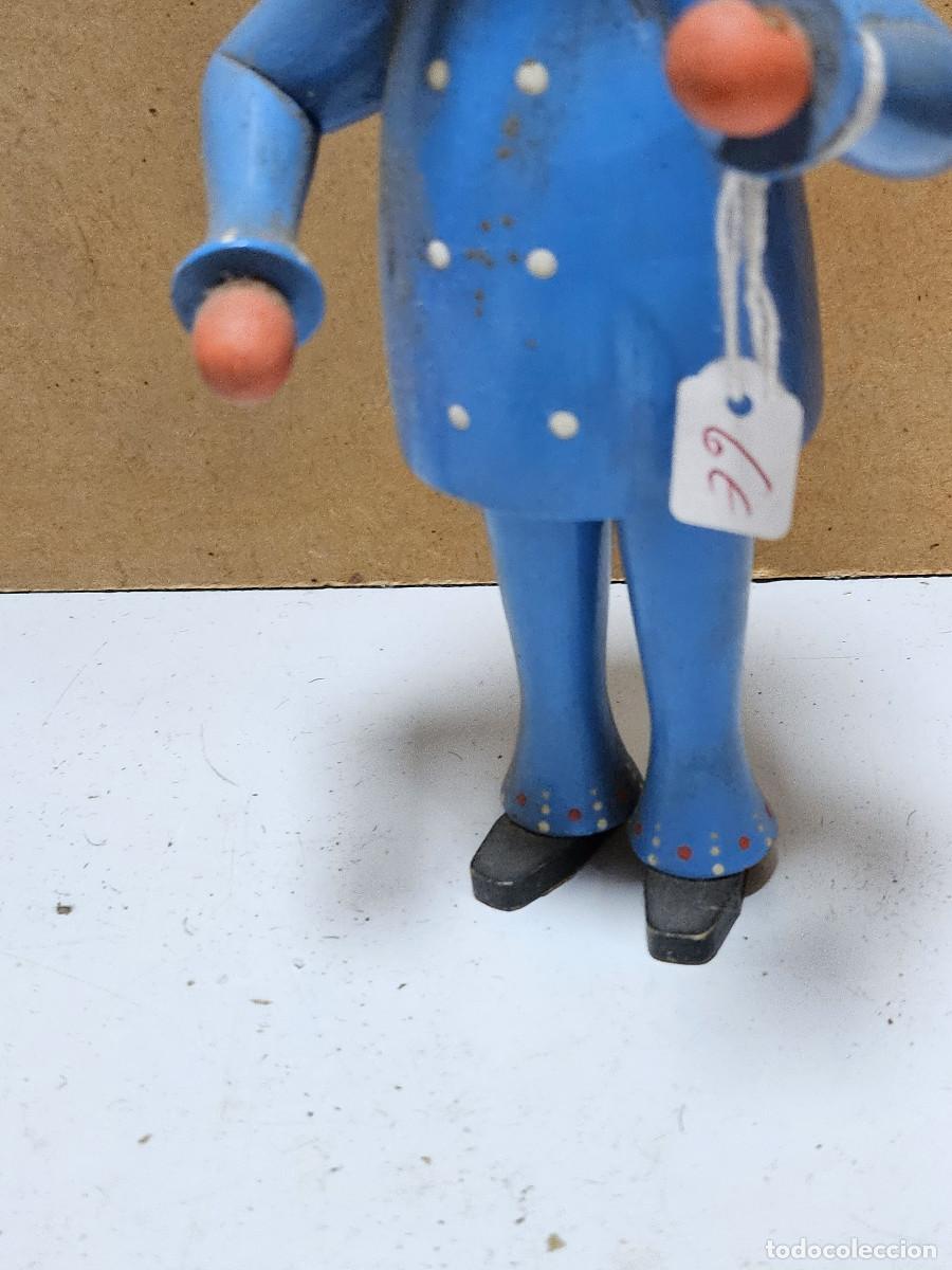 Vintage: figura mu&ntilde;eco de madera - Foto 2