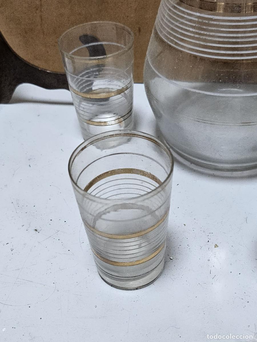 Vintage: botella de licor con 5 vasos - Foto 4