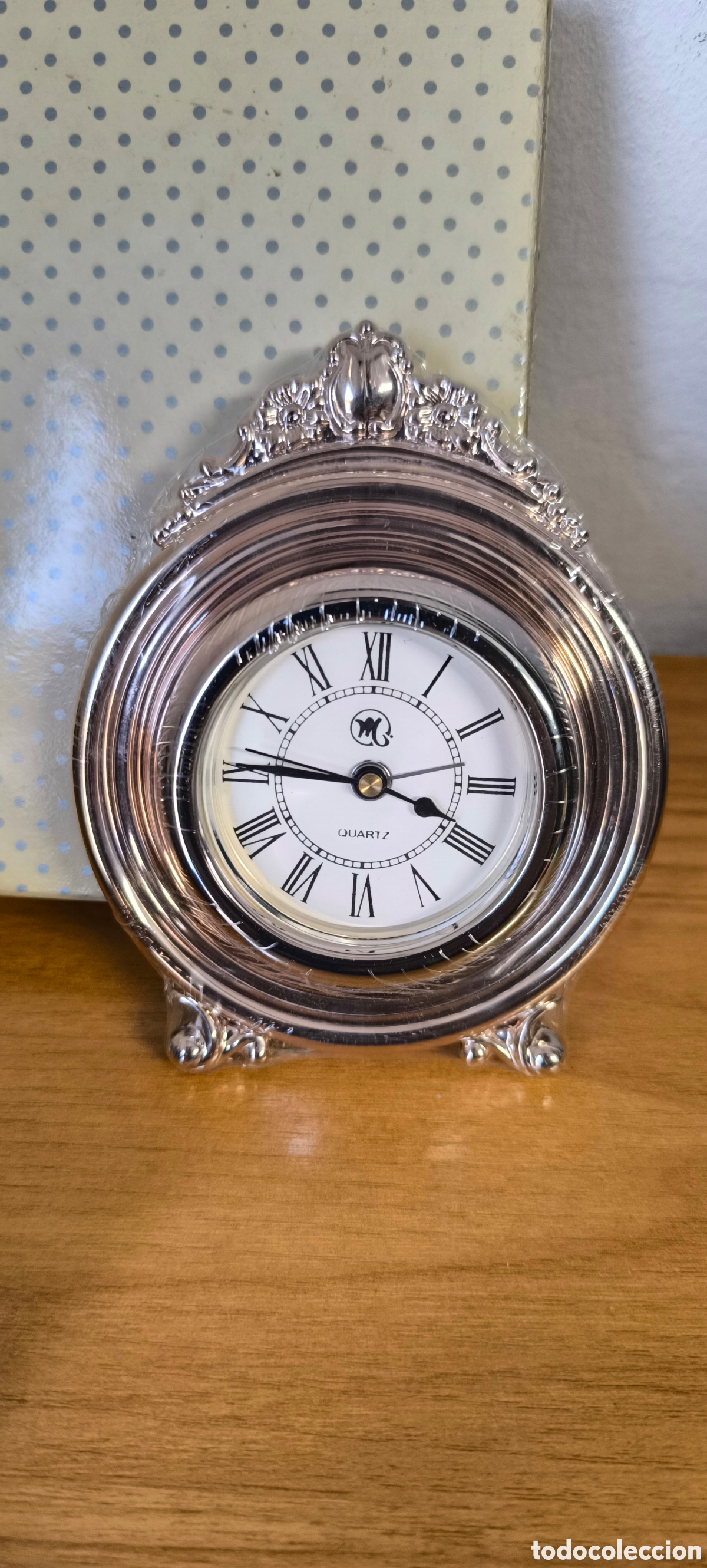 Vintage: Reloj mesilla plata sin usar - Foto 2