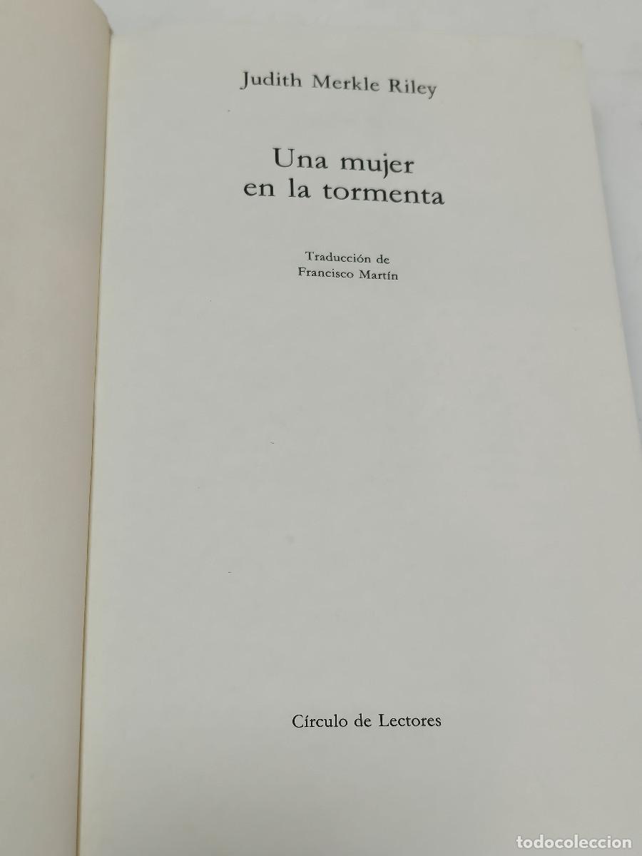 Vintage: libro vintage Una MUjer en la Tormenta - Foto 3