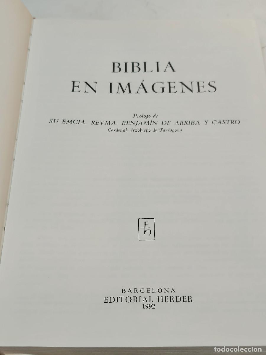 Vintage: libro vintage la Biblia en Imagen - Foto 2