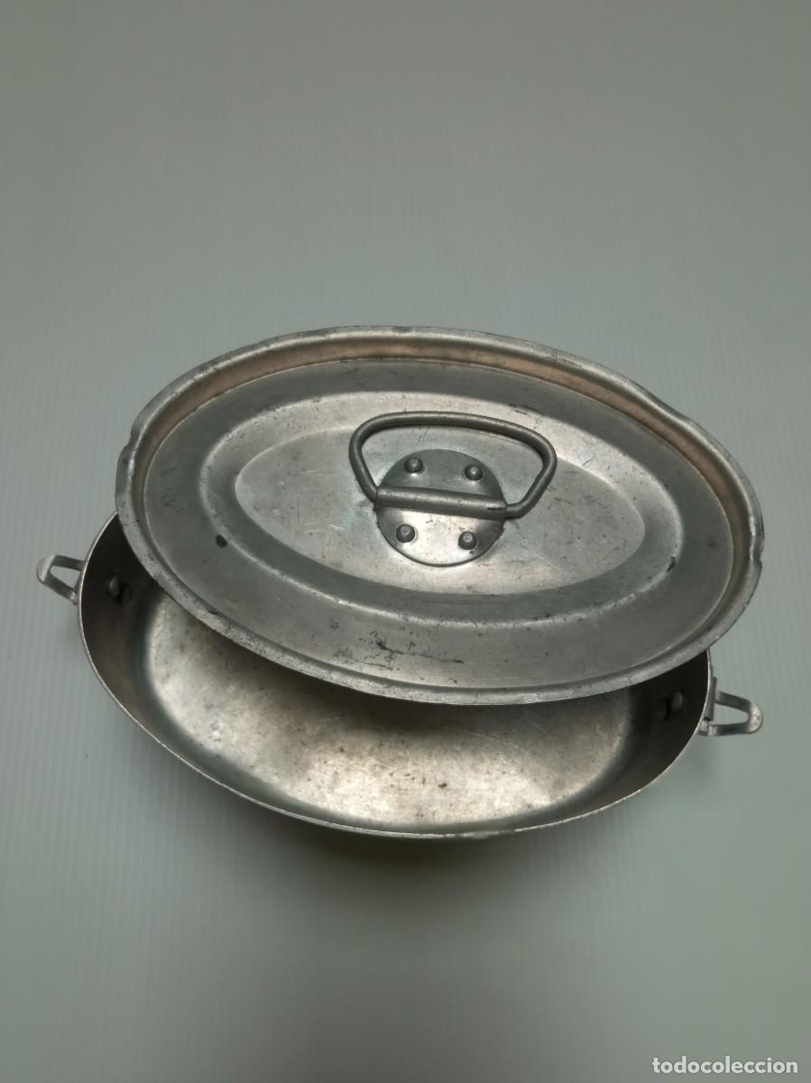Vintage: fiambrera ovalada de aluminio - Foto 3