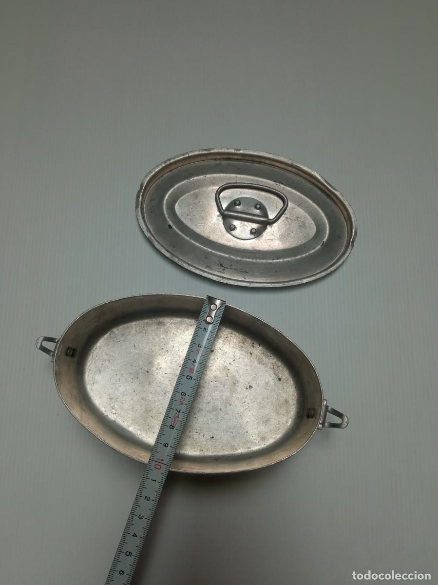 Vintage: fiambrera ovalada de aluminio - Foto 4