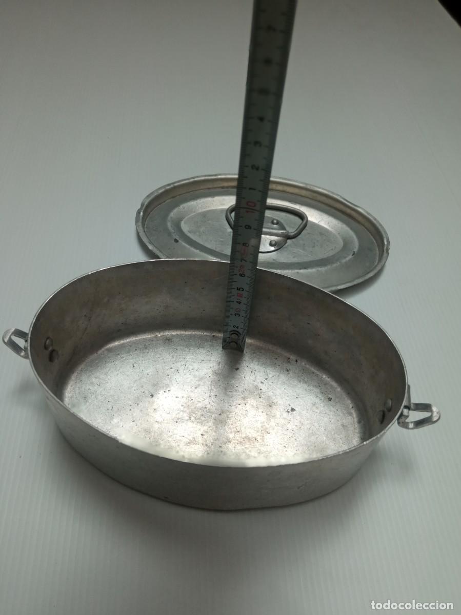 Vintage: fiambrera ovalada de aluminio - Foto 5