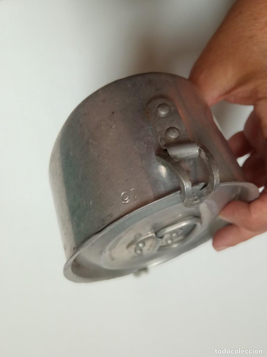 Vintage: fiambrera ovalada de aluminio - Foto 6