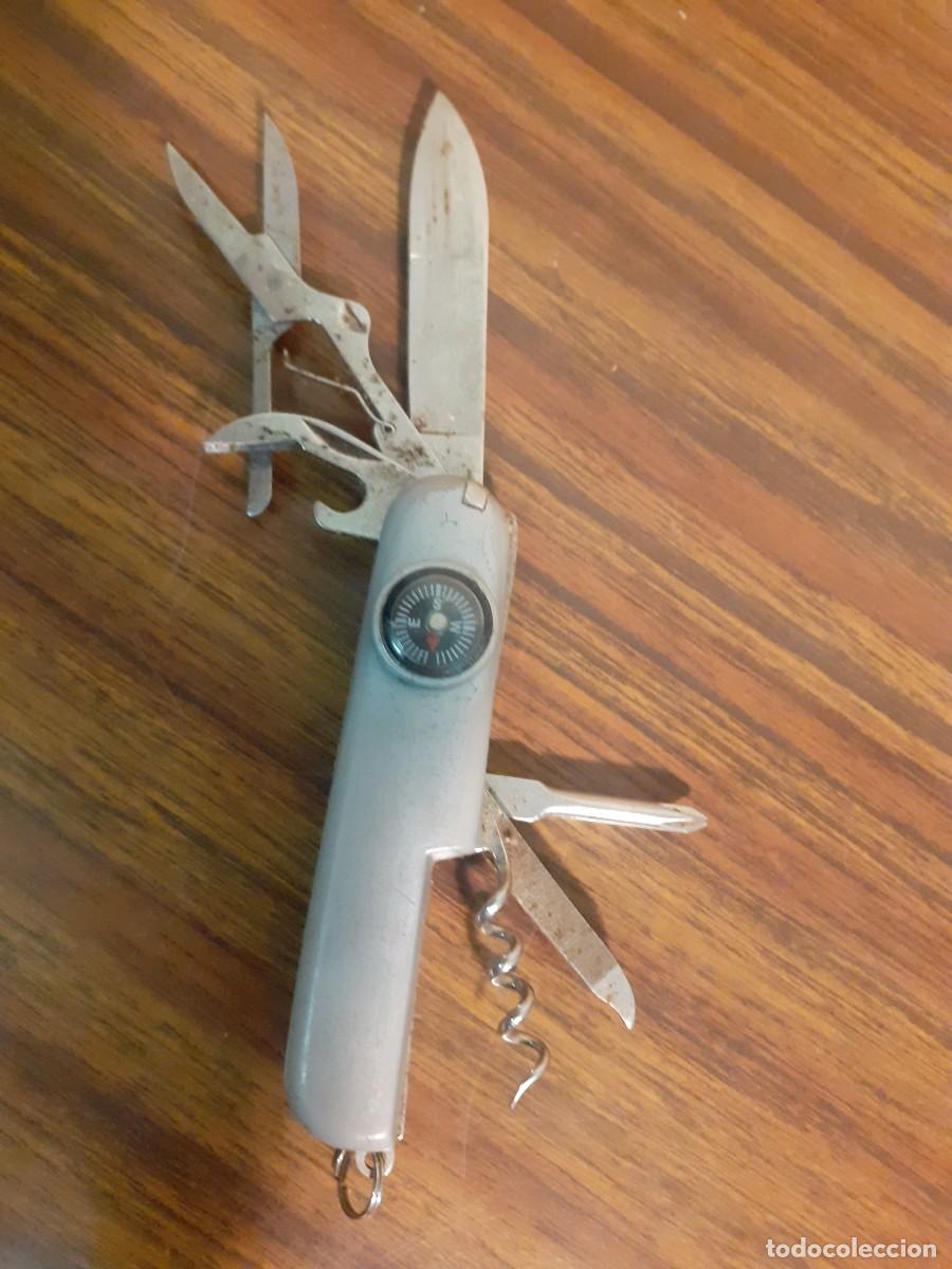 Vintage: Navaja multiusos con br&uacute;jula - Foto 1