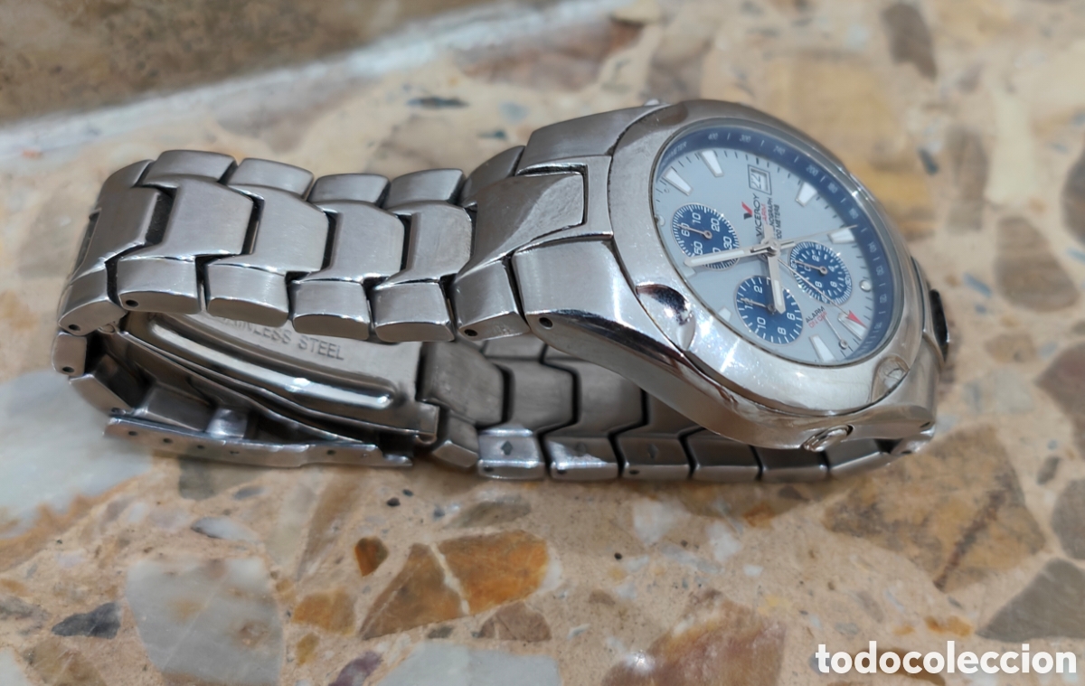 Vintage: Reloj Viceroy Cron&oacute;grafo 100m (No funciona) - Foto 2