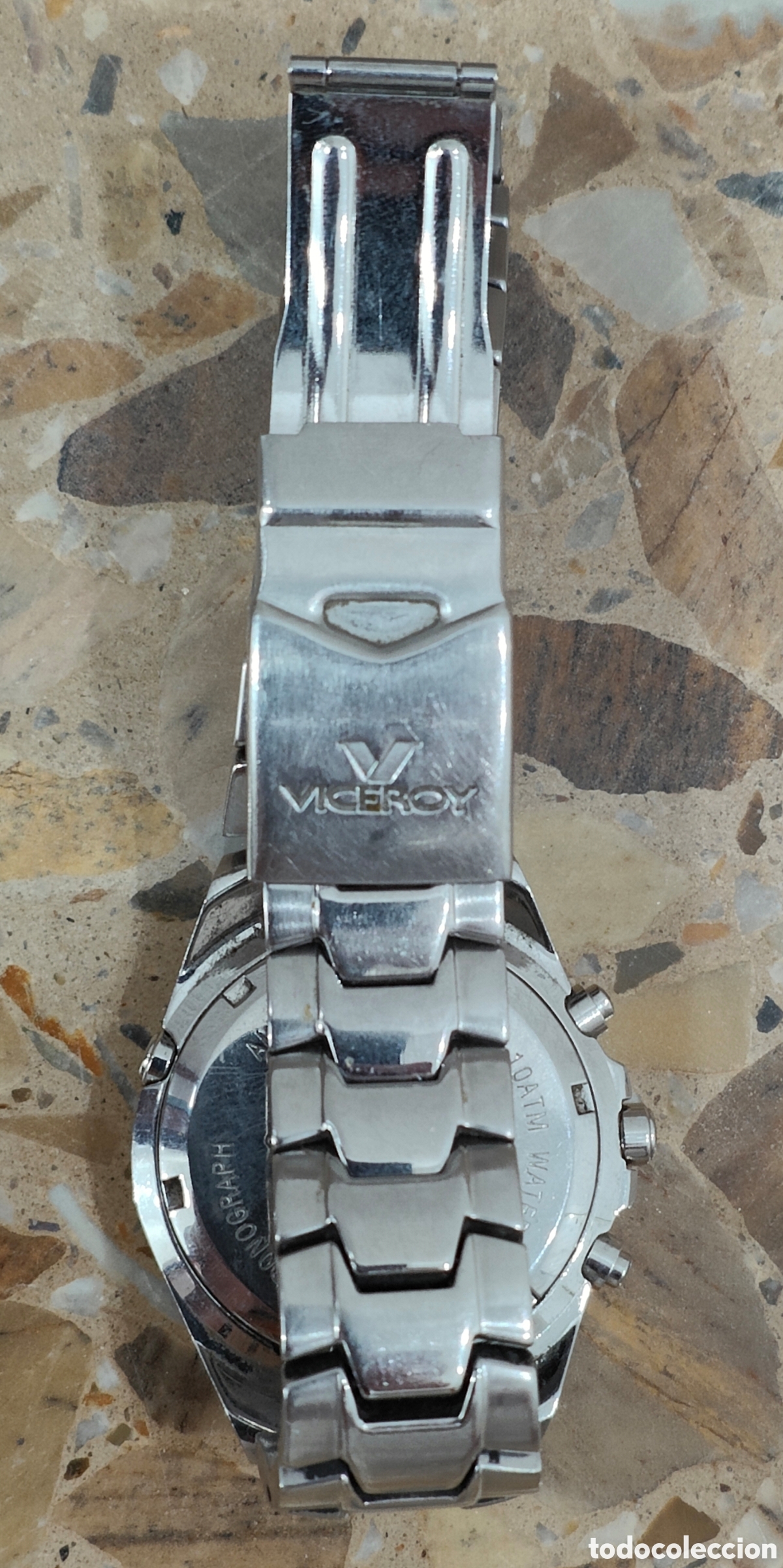 Vintage: Reloj Viceroy Cron&oacute;grafo 100m (No funciona) - Foto 5