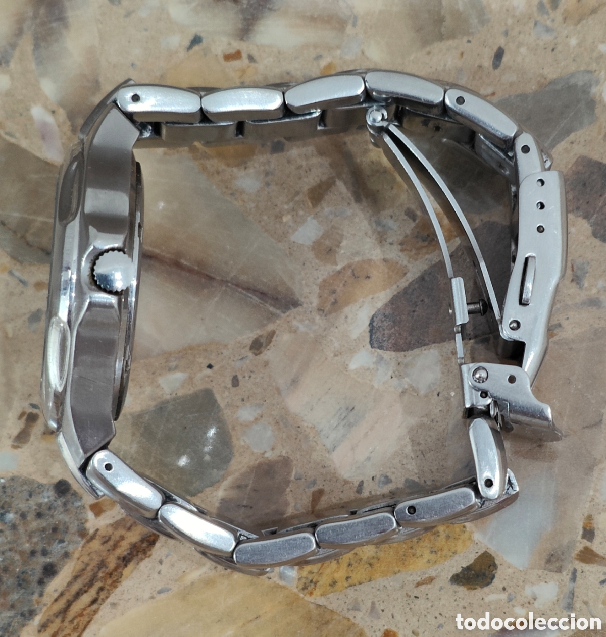 Vintage: Reloj Pontina Negro - No Funciona - Foto 4