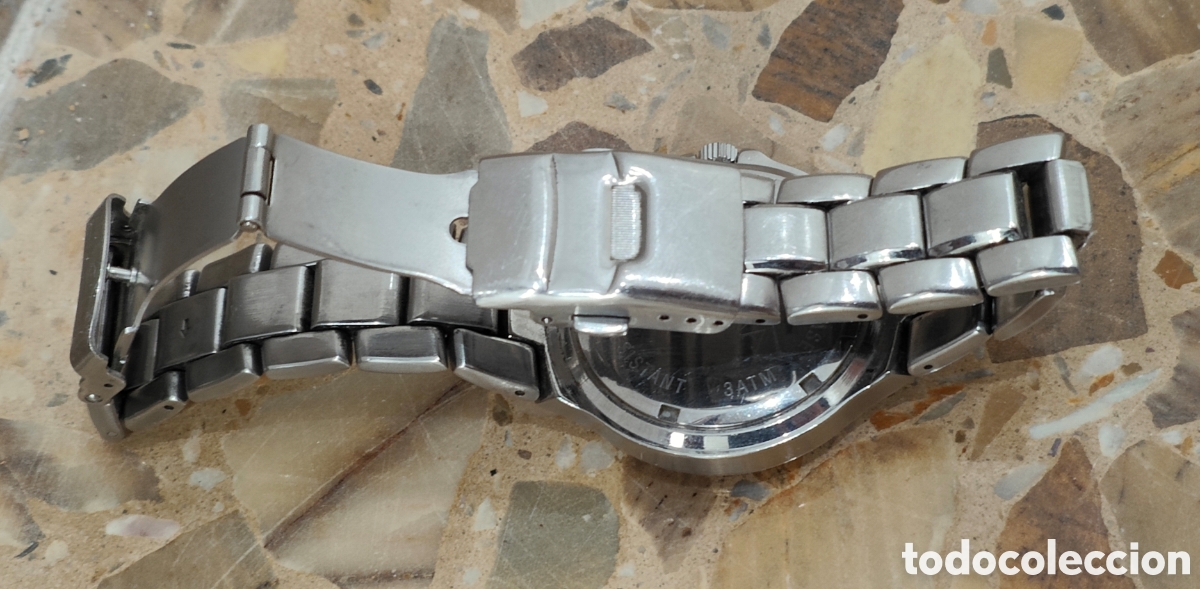 Vintage: Reloj Pontina Negro - No Funciona - Foto 5