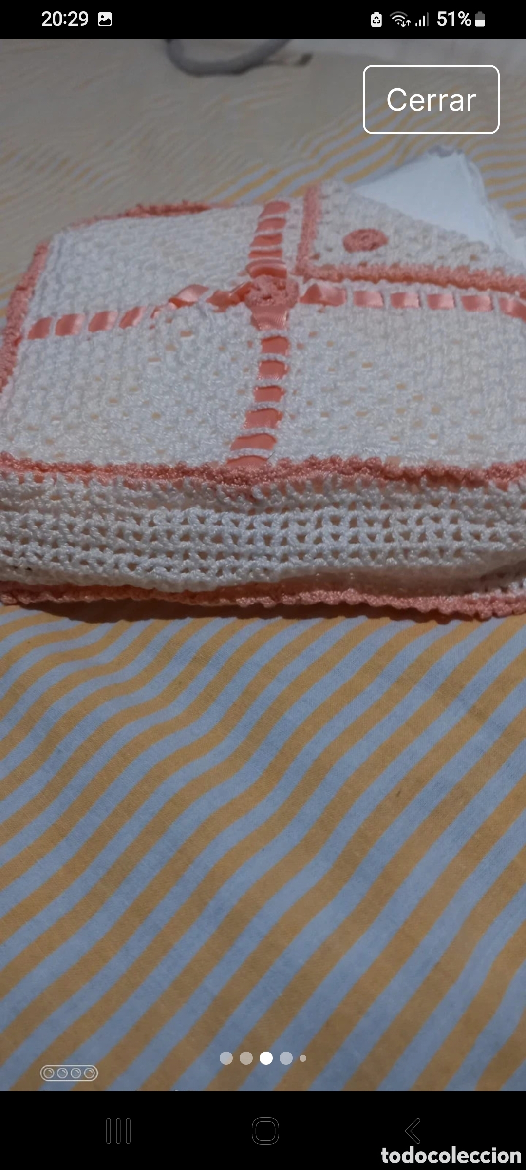 Vintage: Lote de bolsas hechas a ganchillo - Foto 3