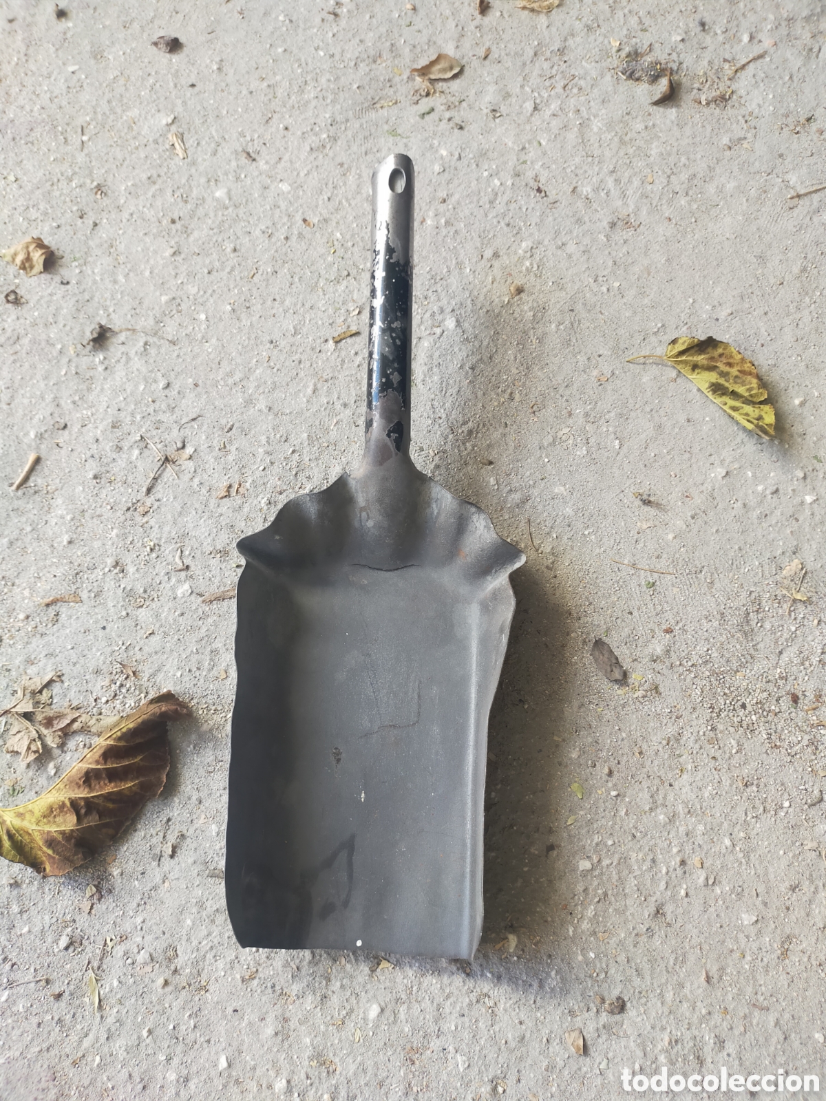 Vintage: Antiguo recogedor metalico