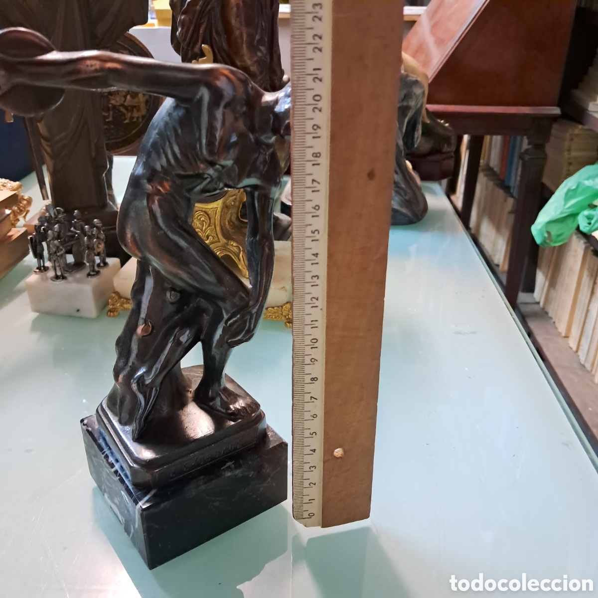 Vintage: Discobolo en bronce, - Foto 2