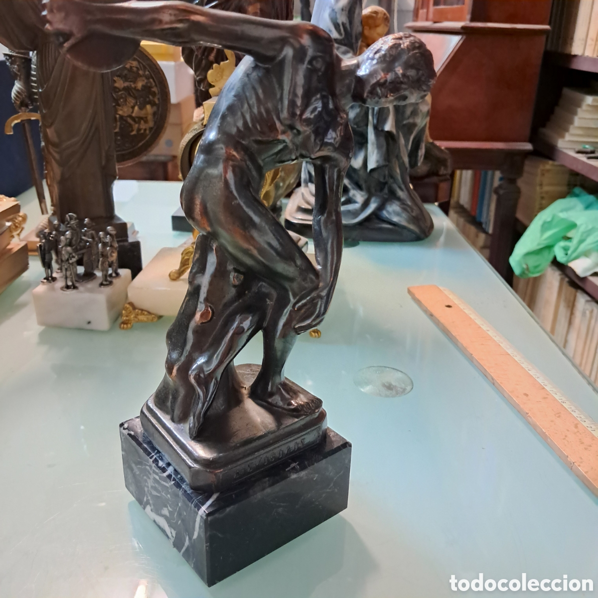 Vintage: Discobolo en bronce,