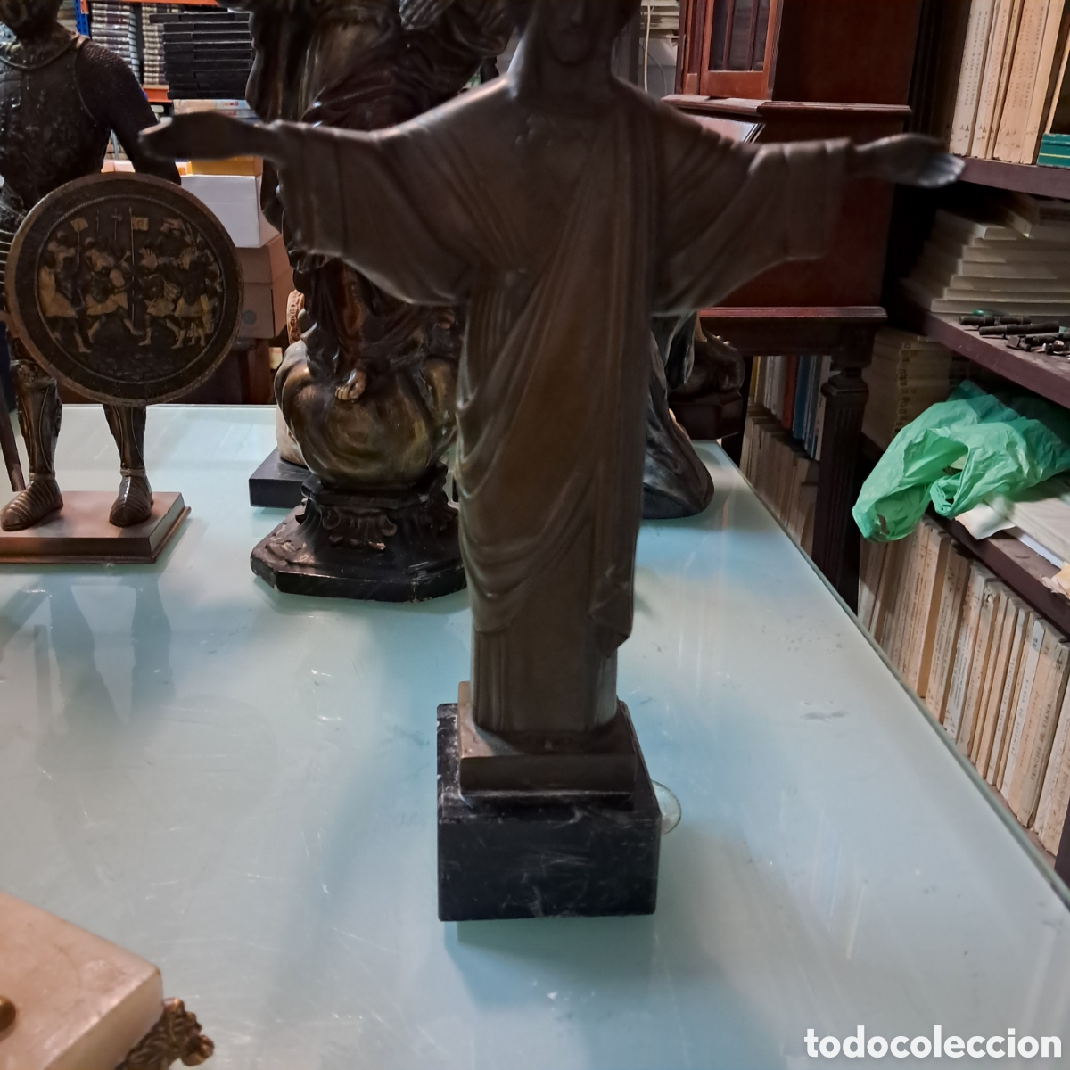 Vintage: Cristo en bronce Sao Paulo en bronce - Foto 1
