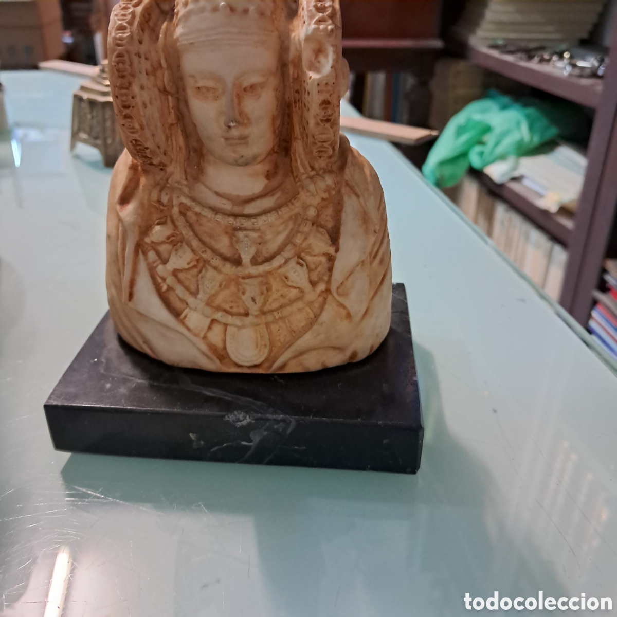 Vintage: Dama de Elche, en piedra ,16 cm - Foto 1