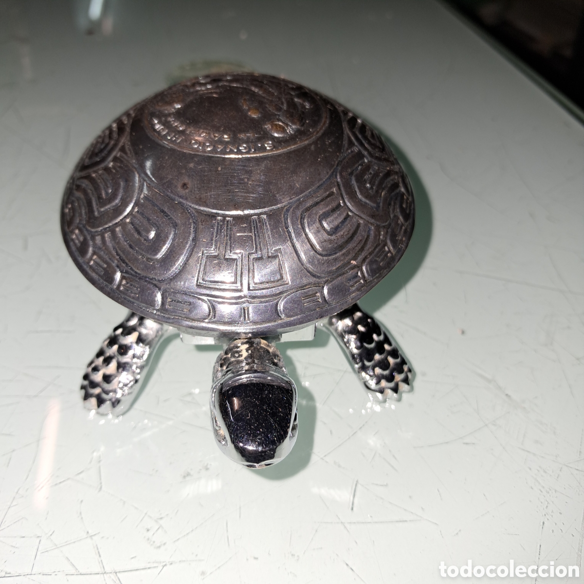 Vintage: Tortuga timbre con alarma fabricada en Eibar, BDJ - Foto 2