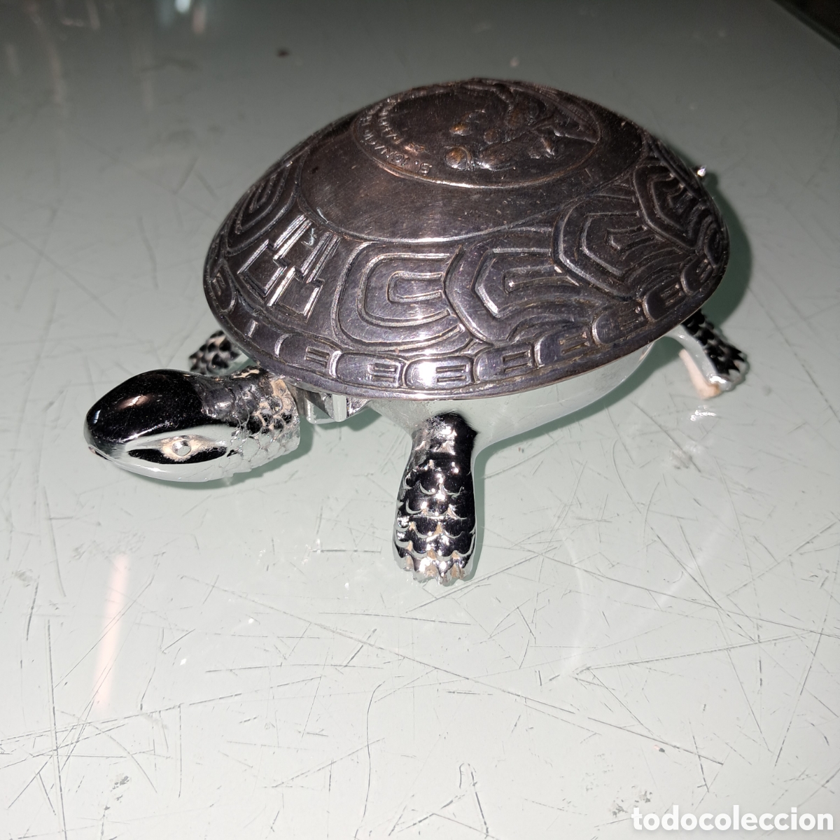 Vintage: Tortuga timbre con alarma fabricada en Eibar, BDJ - Foto 1
