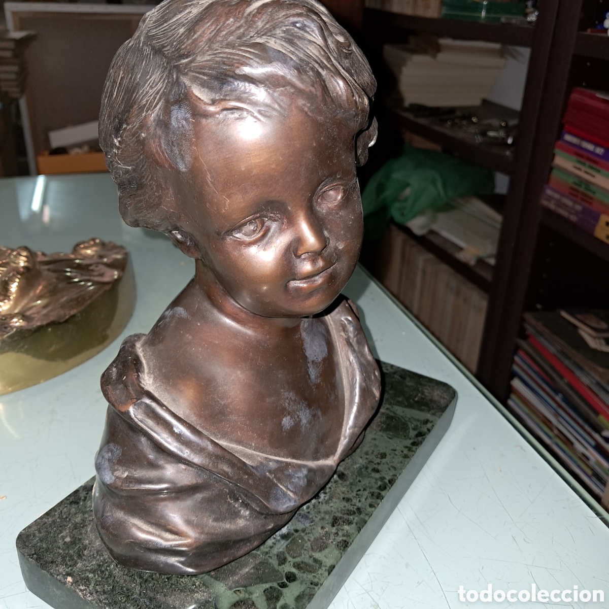 Vintage: Busto en bronce, 27 cm de altura - Foto 2